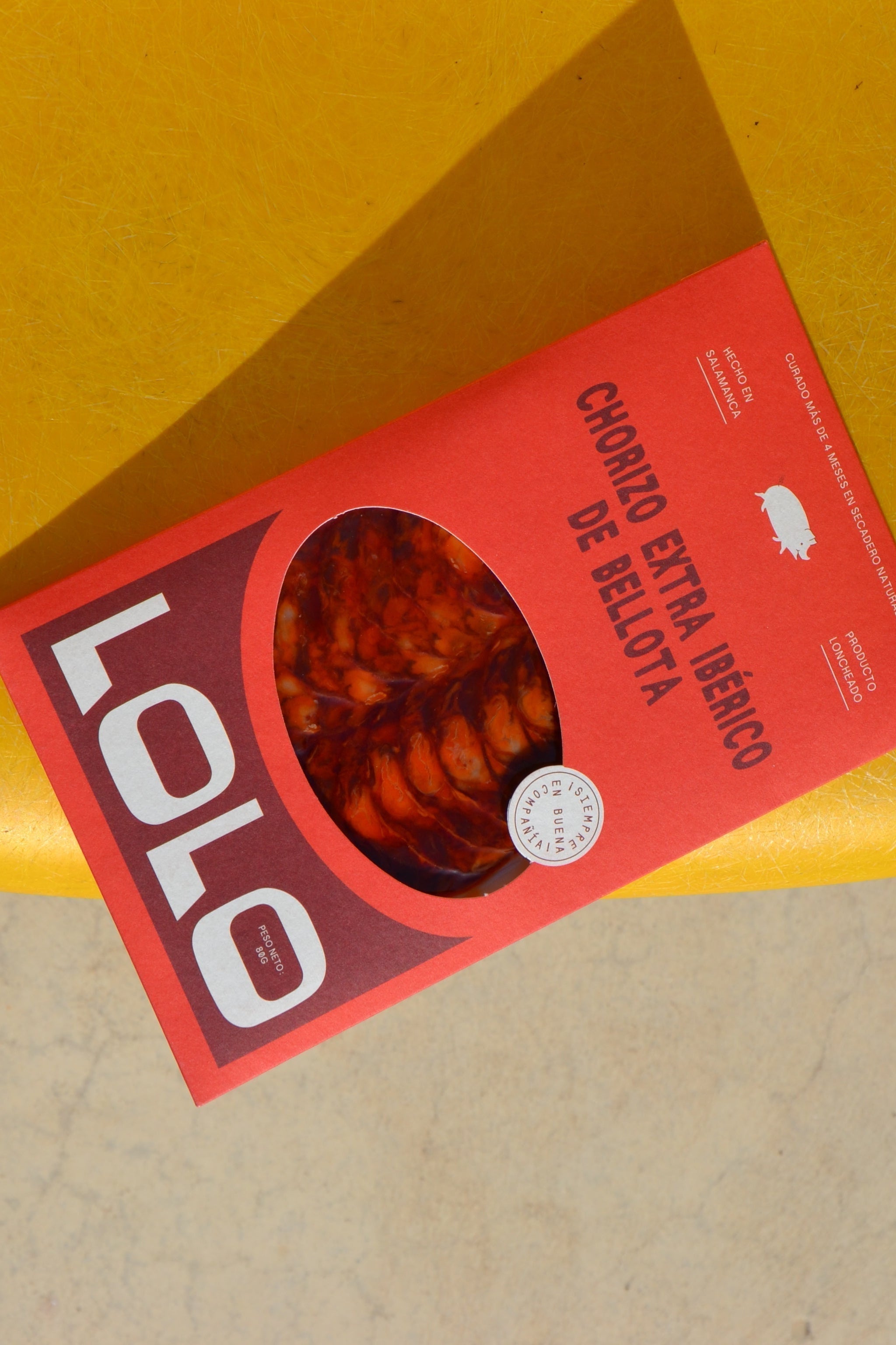 Chorizo Extra de Bellota 100% Ibérique | Tranché 80 g