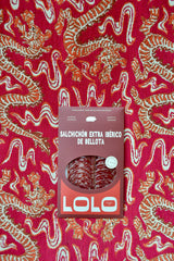 LOLO acorn-fed Iberico salchichón packet