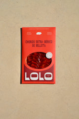 Sliced acorn-fed Iberico Pata Negra chorizo