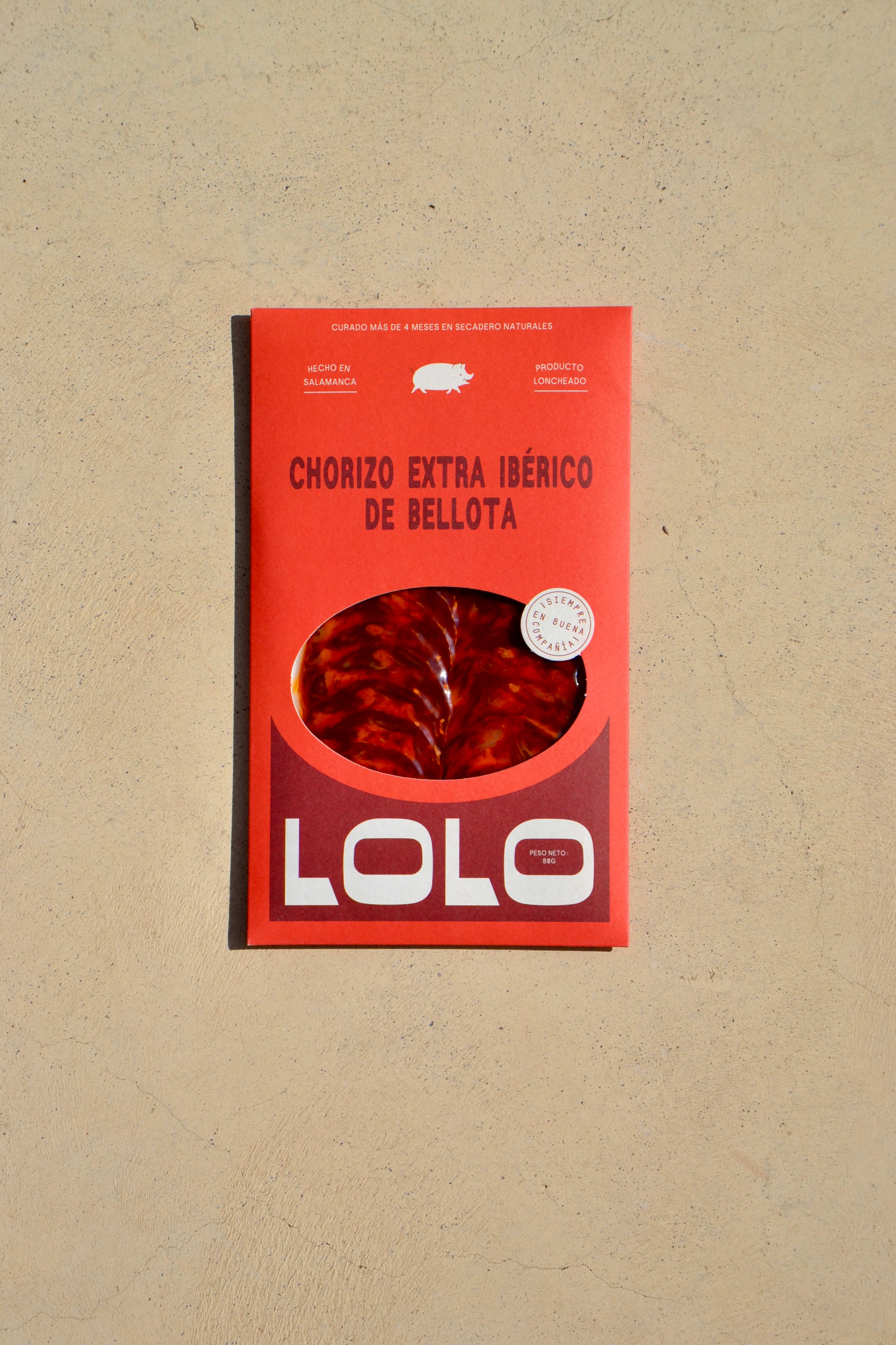 Chorizo Extra Ibérico de Bellota 100% Ibérico | Loncheado 80g