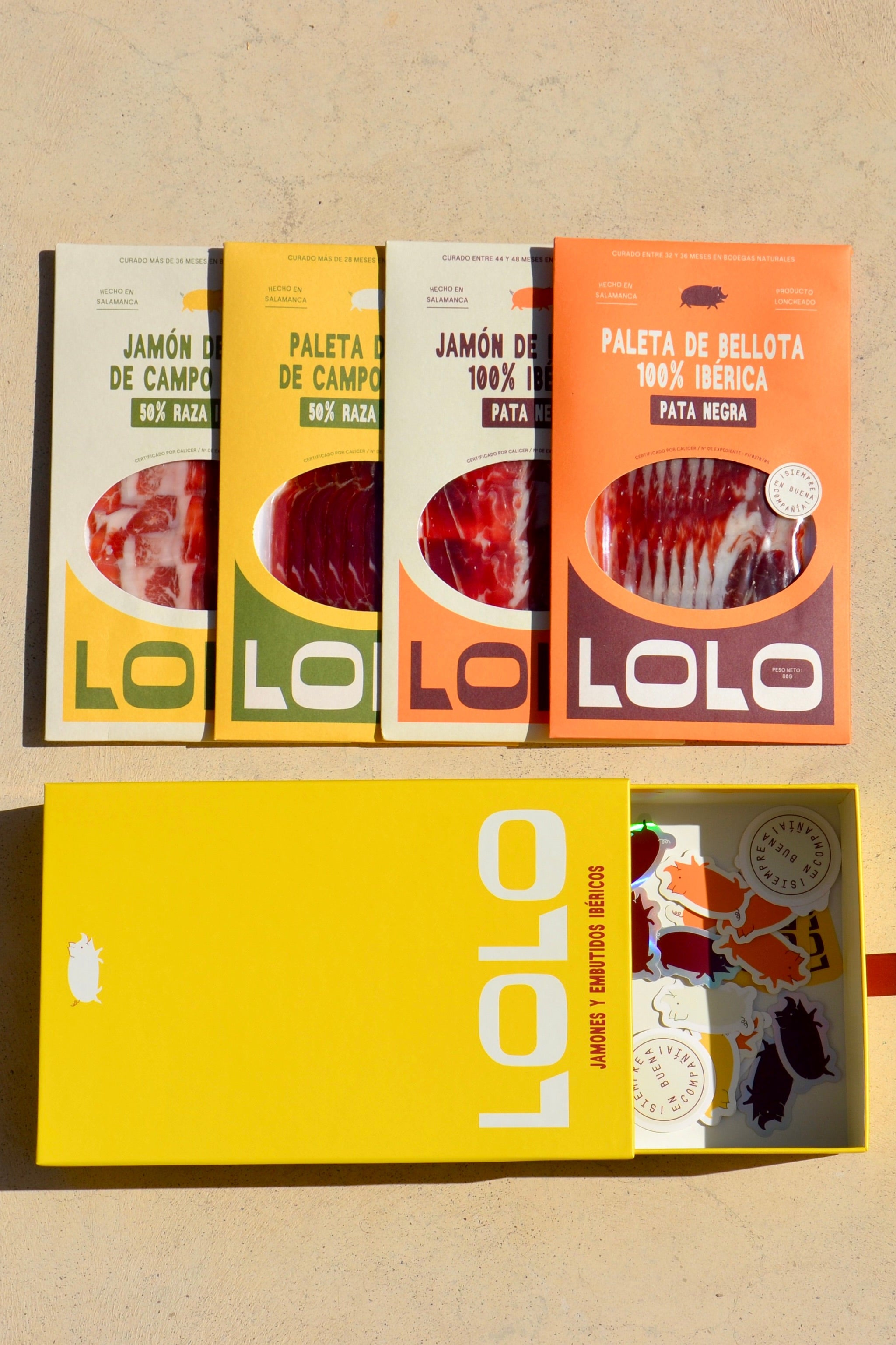 coffret lolo avec 4 paquets
