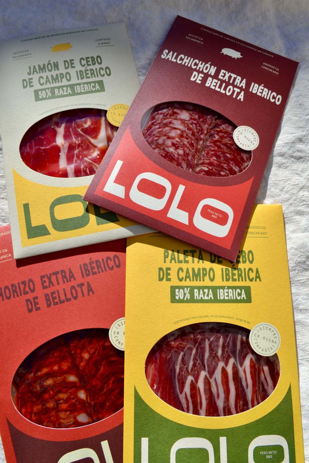 Jambon et épaule de cebo de campo, chorizo et salchichón