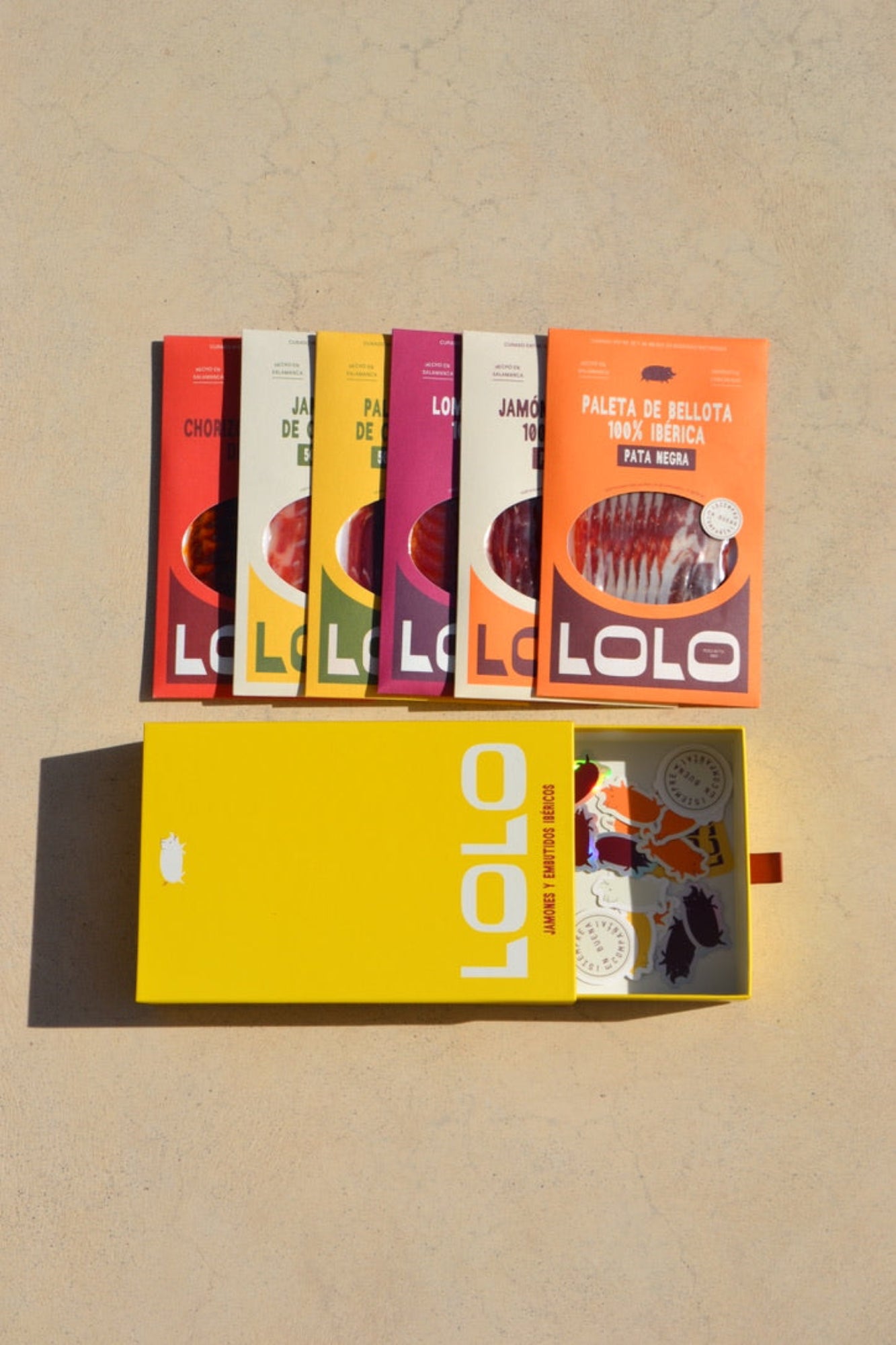 Coffret cadeau avec 6 paquets