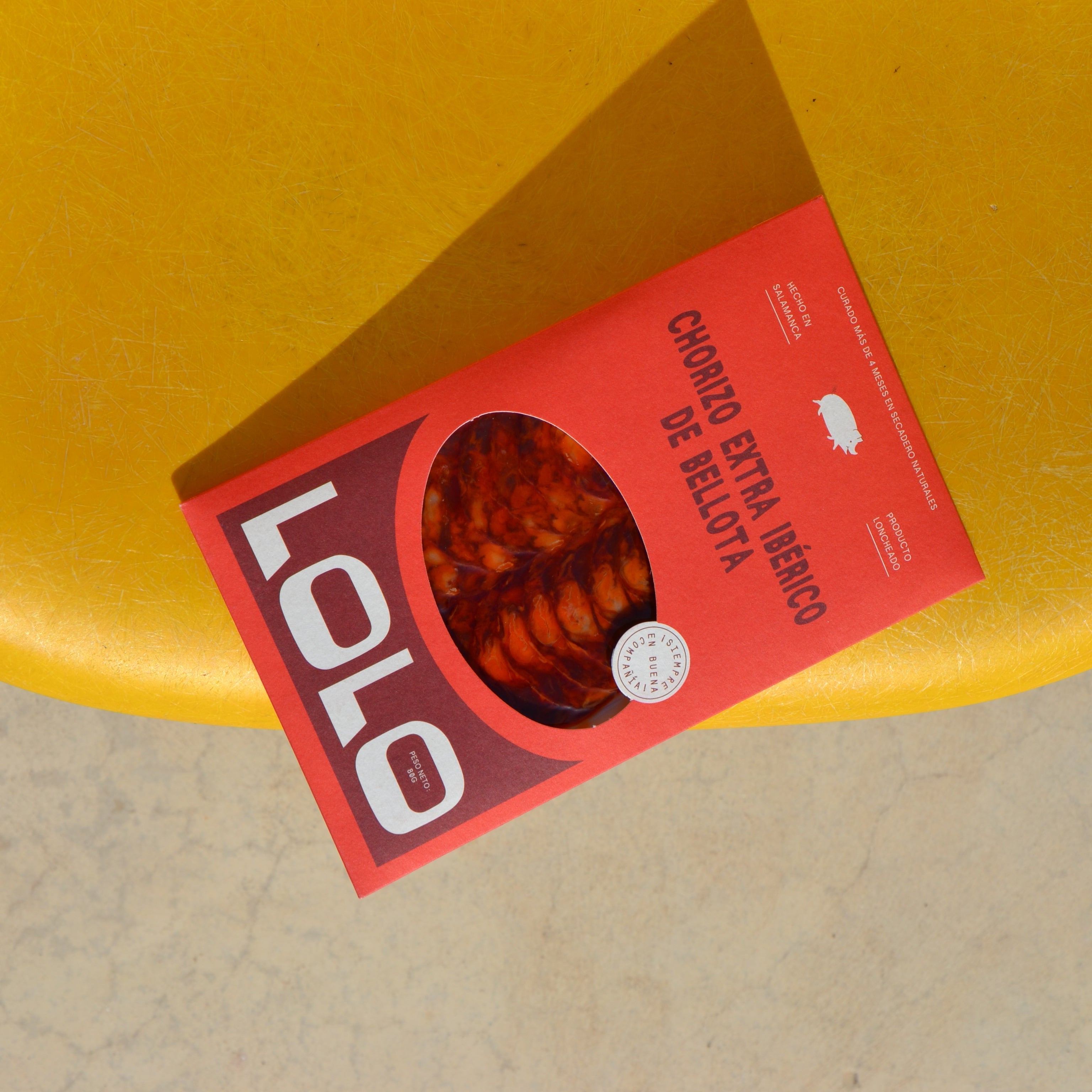 Chorizo Extra Ibérico de Bellota 100% Ibérico | Loncheado 80g